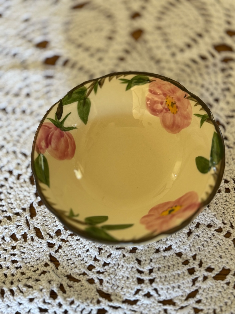 vintage Franciscan Desert Rose small fruit or dessert bowl